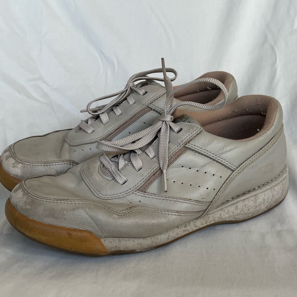 Rockport Gray-Tan Sneakers